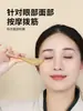 Tabla de Masaje Gua Sha de Latón, Palo de Masaje Facial y para Ojos, Masaje de Puntos de Acupuntura, Bolígrafo de Puntos de Acupuntura para Belleza en Casa, Uso en Terapia de Meridianos