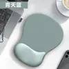 Alfombrilla de ratón transfronteriza con diseño degradado, simple y gruesa, antideslizante, ergonómica, reposamuñecas para computadora de oficina, soporte de muñeca de silicona en forma de gota de agua