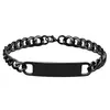 Pulsera Nueva de Acero Inoxidable Transfronteriza en Blanco Sin Palabras de Moda Versátil Regalo de Joyería de Aniversario para Mujeres