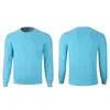 Sudadera con capucha de terry de color liso, cuello redondo, para primavera y otoño, reunión de clase, uniforme de clase DIY, sudadera publicitaria, impresión de logotipo personalizado
