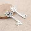 67X22mm 5.1g Multicolor Aleación de Exportación Accesorios para Joyería Colgante de Corona y Llave