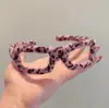 Faixa de Cabeça de Pelúcia com Estampa de Leopardo para Meninas, Estilo Super Estrangeiro, Inverno, Multifuncional, Acessórios Delicados, Fofa, Divertida, Faixa de Cabeça Combinando Fofa