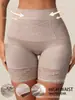 Modelador corporal mais vendido na Europa e América, Calça modeladora de cintura alta com controle abdominal TEMU para mulheres, Shapewear com renda para levantar os quadris