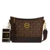Bolsas femininas populares deste ano 2026 nova tendência moda retrô estampada bolsa transversal tipo balde bolsa de ombro de grande capacidade