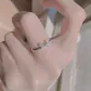 Anillo Casual de Mariposa para Mujer, Diseño de Nicho, Anillo Dulce de Corazón para Dedo Índice Abierto, Anillo Sencillo de Alta Gama para Viajero