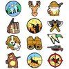 Serie de Caza Transfronteriza Dibujos Animados Temática de Cazador Charms para Zapatos de Goma Suave de PVC Accesorios Creativos de Decoración para Zapatos DIY