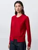 Cárdigan de punto de lana con cuello en V y manga larga de otoño personalizado para mujer, OEM de fábrica, marca privada, ropa de abrigo para mujer en stock