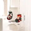 Adornos Decorativos para Festivales, Decoraciones Transfronterizas, Accesorios Acrílicos de Reno Impresos para Árbol de Navidad, Nuevos Colgantes Planos para Colgar