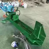 Divisoria hidráulica eléctrica para madera dura, divisoria de tocón de árbol horizontal móvil, divisoria de leña para el hogar, directo de fábrica