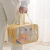 Bolsa Multifuncional para Maquillaje y Artículos de Tocador, Gran Capacidad, Portátil, Impermeable, Doble Capa de Almacenamiento para Fitness, Natación y Baño, para Viajes y Viajes de Negocios