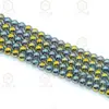 4/6/8/10mm K9 Contas Brilhantes Finas Contas Bolha de Vidro Cristal Contas Redondas de Luz para Miçangas Acessórios Semi-Acabados