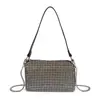 Bolsa de Strass Dawang para Mulheres, Nova Moda Primavera e Verão 2026 Bolsa de Festa Transversal com Corrente e Pedras de Diamante, Bolsa de Mão e Bolsa de Ombro