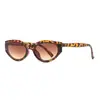 Gafas de sol con montura Cat Eye de moda Estilo Europeo y Americano Gafas de sol de montura pequeña transfronterizas para mujer Tiktok Gama Alta Protección UV