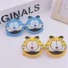 Óculos Polarizados Infantis Smart Baby Silicone Estilo Desenho Animado Óculos de Foto Flip-Up Ráfia Mao Óculos de Férias