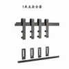 Herrajes para Puertas de Granero Americanas Riel Deslizante Colgante Gancho para Puerta Deslizante Accesorios de Ferretería Accesorios para Puertas Deslizantes Riel Guía Deslizante