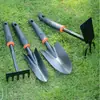 Herramientas para Plantar Flores y Cavar Tierra en Casa, Pala Pequeña para Cavar Tierra, Azada de Doble Propósito, Rastrillo Pequeño, Pala para Jardinería, Herramientas de Jardinería para Cultivar Verduras en el Mar