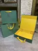 Europeo y Americano Gran Marca Goy Gojia Bolsa de Ropa Imán Plegable Caja de Regalo Elegante Bolsa de Regalo Juego Completo de Empaque