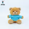 Colgante de Muñeco Oso de Peluche Muñeco de Peluche Ropa de Bebé Colorida Llavero Compra Souvenir Juguete con Logo Impreso