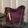 Bolso de Ante para Mujer de Invierno, Nuevo Estilo Coreano, Estilo Perezoso, Bolso de Hombro de Gran Capacidad para Viajes, Bolso de Mujer, Lujo de Gama Alta y Accesible