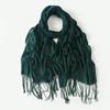 Cachecol Anual de Caxemira Feminino 100g Fino Cor Sólida Cachecol de Presente Masculino e Feminino Outono e Inverno Xale Quente Tendência Transfronteiriça