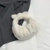 Shuai Mi Home 2026 Otoño Nuevo Bolso de Mano Nube Esponjoso de Felpa con Volantes Bolso Pequeño para Mujer