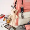 Nueva Mochila Escolar Estilo Coreano Harajuku ulzzang Mochila de Cinco Piezas Gran Capacidad Mochila Escolar Portátil para Estudiantes de Primaria