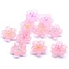 Acessórios de resina com padrão de florzinha e fundo plano estilo japonês e coreano para brincos, presilhas de cabelo, capas de celular DIY, material para joias com cola de creme