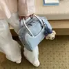 Bolso Almohada de Mezclilla Súper Popular para Mujer, Estilo Nuevo, Lujo Ligero, Bolso de Hombro de Nicho, Bolso Cruzado, Bolso de Mano para Mujer
