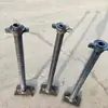 Tornillo varilla hueca, tornillo varilla de soporte superior espiral, tornillo macizo superior, soporte de puntal de tubo de acero ajustable, soporte de aceite, soporte superior