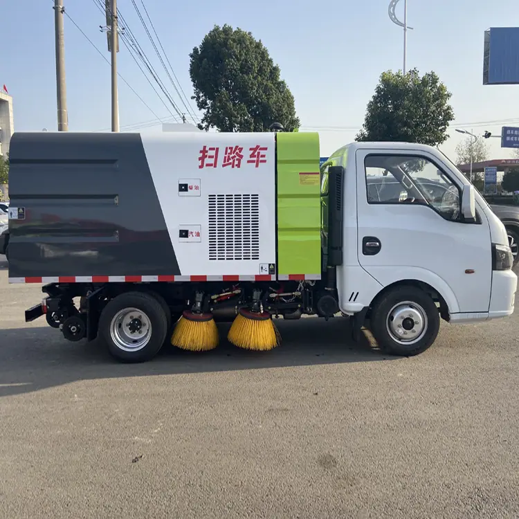 东风小多利卡干式扫路车道路洗扫车高效省时上户方便