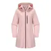 Ropa Deportiva Exterior Europea y Americana Cortavientos Repelente al Agua con Capucha para Mujer de Manga Larga Primavera y Otoño Abrigo Holgado Casual Cortavientos Transfronteriza Ropa de Mujer