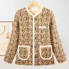 Venda Direta da Fábrica Novo Estilo de Inverno Roupa para Mãe Acolchoado com Lã Quente Algodão Outwear Moda para Mãe Versátil Pequeno Cheiroso Algodão Outwear