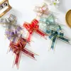Fita de Flor Puxada à Mão com Borda Dourada Caixa de Doces de Casamento Caixa de Presente Decoração de Casamento Suprimentos de Casamento Carro de Casamento Quarto de Casamento Escada Laço