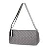 Bolso bandolera de un solo hombro con bordado a cuadros de moda, bolso bandolera pequeño para mujer, bolso bandolera, bolso cilíndrico, bolso tipo almohada, venta al por mayor de fábrica