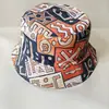 Sombrero de Pescador Creativo Estampado de Doble Cara 100% Algodón para Hombre y Mujer Casual al Aire Libre Protección Solar Sombrero para el Sol Popular en Internet Combinación Perfecta Sombrero de Cubo