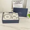 Conjunto de Xícara e Pires de Café Estilo Hepburn Feminino Ouge W, Caneca Listrada Retrô, Prato de Jantar Estilo Ocidental, Conjunto para Chá da Tarde