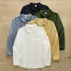 Colección Otoño 2026: Cardigan de Color Sólido Estilo Japonés con Cuello Solapa y Bolsillo para Mujer Camisa de Manga Larga Top Casual Tendencia al por Mayor