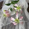 Lirio de Llama Simulado Decoración del Hogar Arreglo Floral Boda Decoración de Boda Flor de Seda Fotografía Fotografía Set Accesorios Flores Falsas