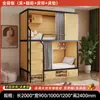 Cama de Solteiro com Beliche para Estudantes, Cama Moderna para Dormitório de Funcionários, Beliche Alto e Baixo, Cama para Apartamento de Jovens, Cama Simples para Hotel de E-Sports