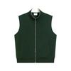 Chaleco informal de marca de moda para hombre y mujer, chaqueta tipo cárdigan con cremallera personalizada, prenda exterior con abrazadera, bordado DIY personalizado, logotipo impreso