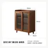 Aparador de Madera Maciza Sala de Estar Alacena Integrada Estilo Chino Nuevo Gabinete Almacenamiento de Pared Gabinete para Té Gabinete Bar para Té Gabinete Comedor