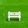 Silla de ocio con forma de corazón, accesorios DIY para terrarios de musgo, sillas pequeñas y figuritas de PVC, accesorios para terapia de arena