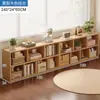 Estantería de Almacenamiento Estante Simple de Pie Armario de Almacenamiento Montado en la Pared para Apartamentos de Alquiler, Sala de Estar de Múltiples Niveles, Dormitorio del Hogar, Librero Pequeño