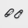 Fábrica de atacado em forma de D mini fivela pendurada chaveiro de mola de metal edc equipamento tático de acampamento mosquetão
