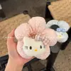 Nuevos coleteros florales de Mickey Mouse para mujer, liga para moño creativa de otoño e invierno, lindo coletero de Mickey Mouse con lunares