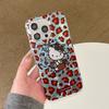 Funda personalizada con estampado de leopardo Kt Cat para Apple 16 Promax, iPhone 15, soporte magnético 14, linda 13 coreana
