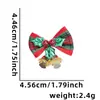 Mini Lazo Navideño Decoración de Árbol de Navidad Accesorios para Cajas de Regalo DIY Lazo de Decoración Navideña Adornos Colgantes de Campana