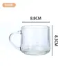 Vaso de Vidrio de Gran Capacidad para Avena, Vaso de Alto Valor, Vaso de Agua Marrón, Vaso para Desayuno de Jugo y Leche para Niñas, Vaso de Agua Simple