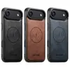 Adecuado para Funda de Teléfono Móvil Iphone18Promax, Funda de Cuero, Carga Inalámbrica Samsung S26U, Soporte Magnético para Coche Magsafe