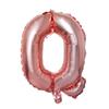 Globo de letra de cuerpo de 16 pulgadas globo team bride al por mayor globo oh baby globo de letra oro rosa